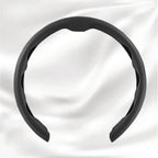 Nexi Customized Car Logo Breathable Ultra-thin 5D Leather & Carbon Car Steering Wheel Cover Universal Fit